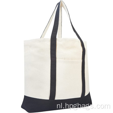 Extra grote canvas tote boodschappentas